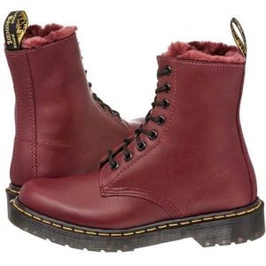 Dr.Martens Serena Cherry Red Boots